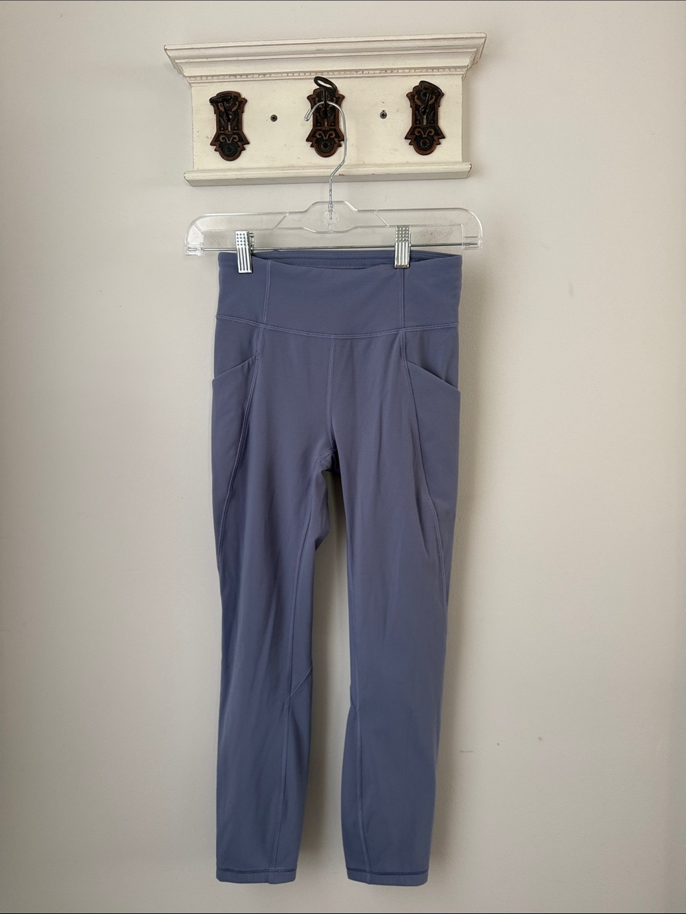 lululemon Mid Rise Leggings 25” in Dusty Lavender Blue